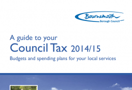 Council tax booklet advertising